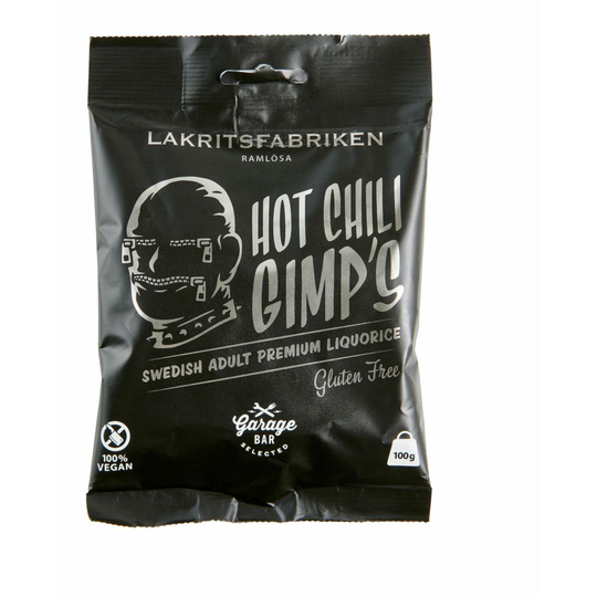 Lakritsfabriken Garage Bar Black Chili 100 g