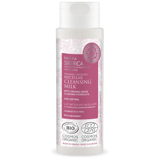 Natura Siberica Organic Certified Micellar Age-Defying Cleansing Milk