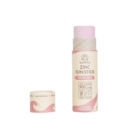 Suntribe All Natural Sport Zinc Stick SPF30 Retro Red 30g
