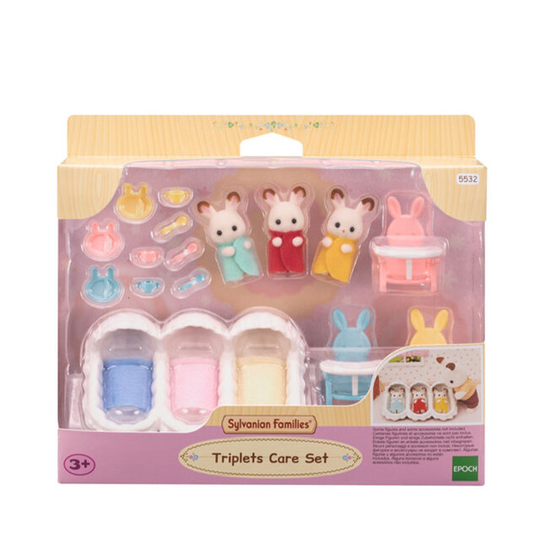 Sylvanian Trillingset Families Triplets Care Set