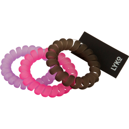 LYKO Spiral Haircut 3-pack Fuchsia