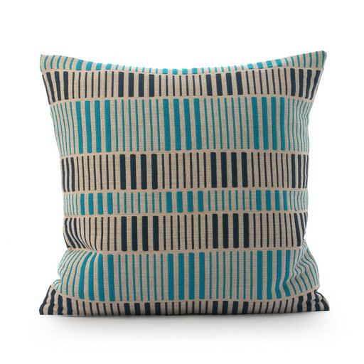 Kuddfodral 50x50 Blue Stripe Braided