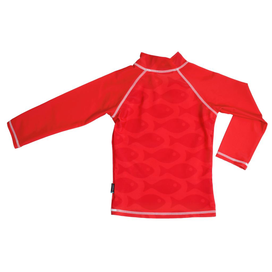 Swimpy Solid Fish Red UV-tröja Stl 110-116