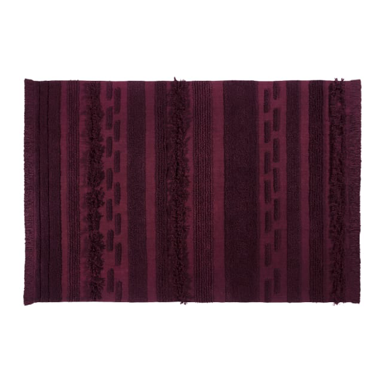 Tvättbar Ullmatta Air Savannah Red