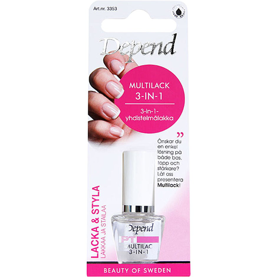 Multi-Nail Polish 3-in-1, Depend Nagellack