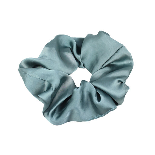 Stor hårscrunchie i sidenimitation