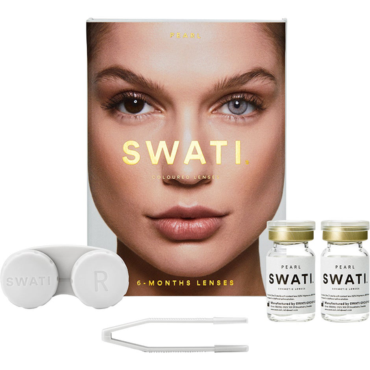 Pearl, 2 st Swati Färgade linser