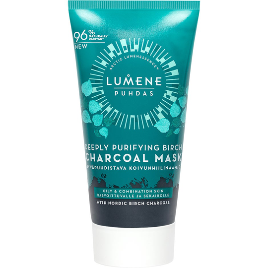 PUHDAS Deeply Purifying Birch Charcoal Mask, Lumene Ansiktsmask