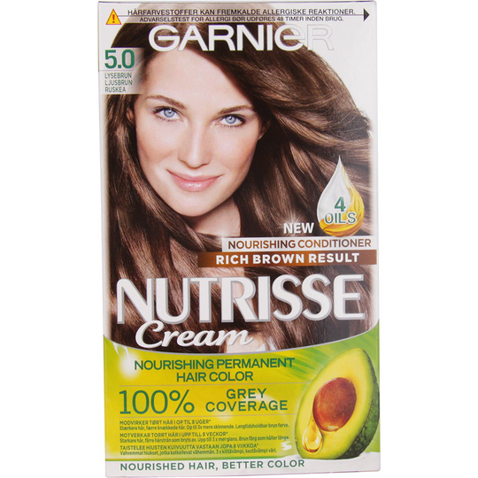 Garnier Nutrisse Mocca | Moccabrun hårfärg | Brun hårfärg