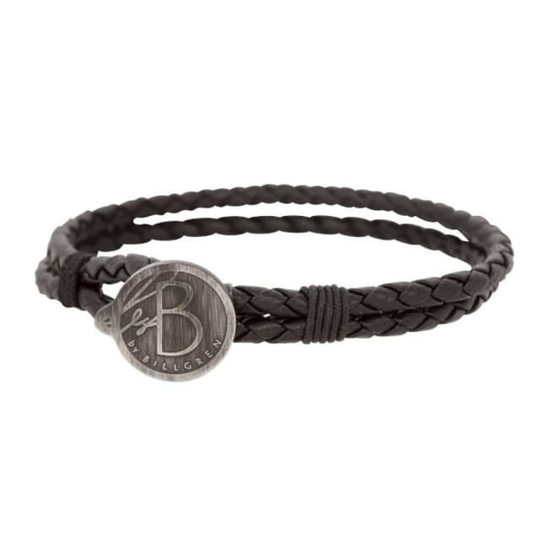 Levi Leather Bracelet Black
