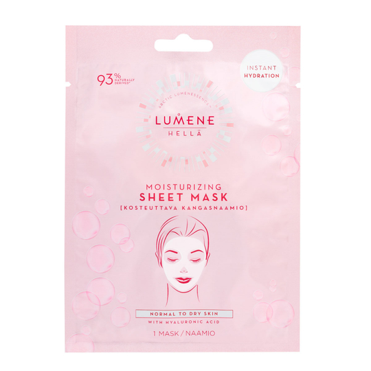 Lumene HELLÄ Moisturizing Sheet Mask (1pcs)