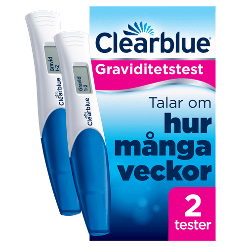 Clear Blue Digital graviditetstest med veckoindikator, 2 st