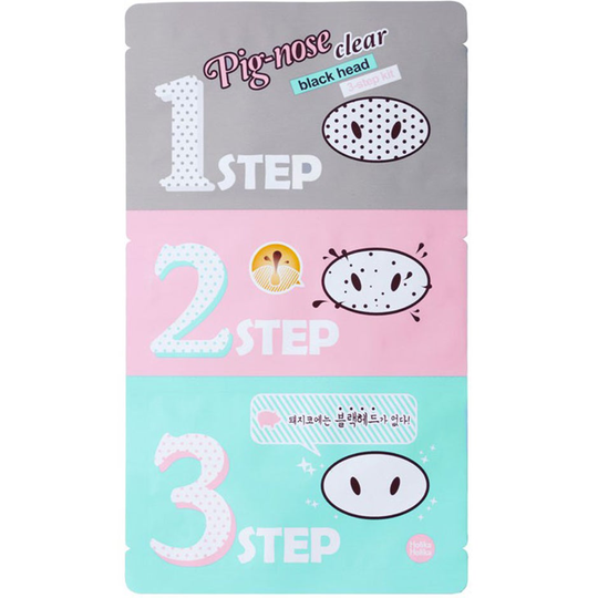 Holika Holika Pig Nose Clear Blackhead 3-Step Kit, Holika Holika K-Beauty