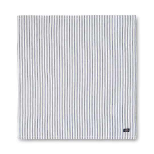 Icons Cotton Herringbone Striped Napkin