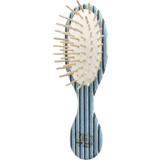 Small Oval Brush In Kaleidowood With Short Wooden Pins