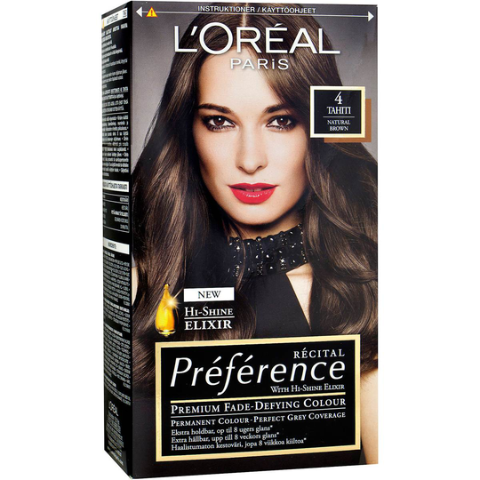 Récital Préférence 4 Tahiti Brun, L'Oréal Paris Färg