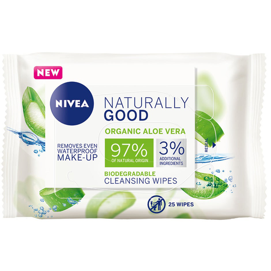 Naturally Good Wipes, 25 pcs Nivea Remover