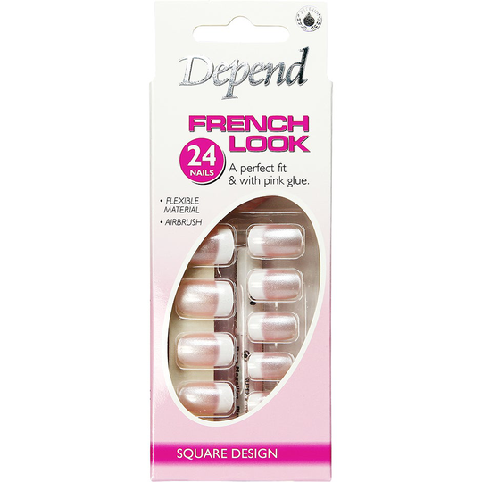 Depend French Look Square Design 6244, Depend Lösnaglar