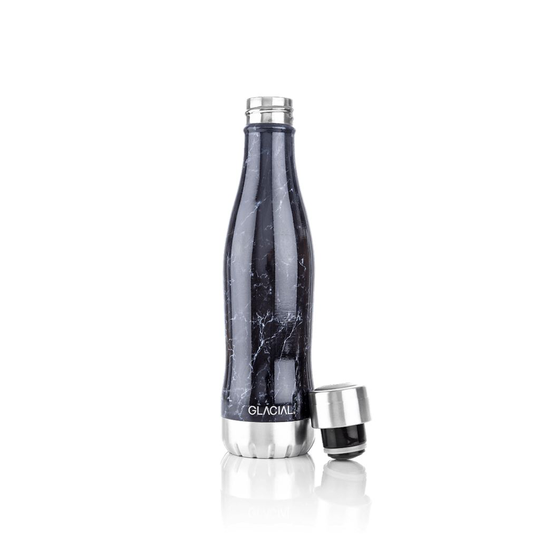 GLACIAL Black Marble Flaska 400 ml