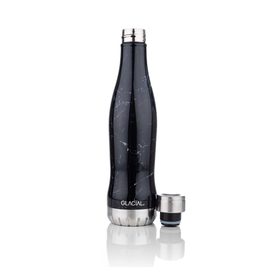 GLACIAL Black Marble Flaska 600 ml