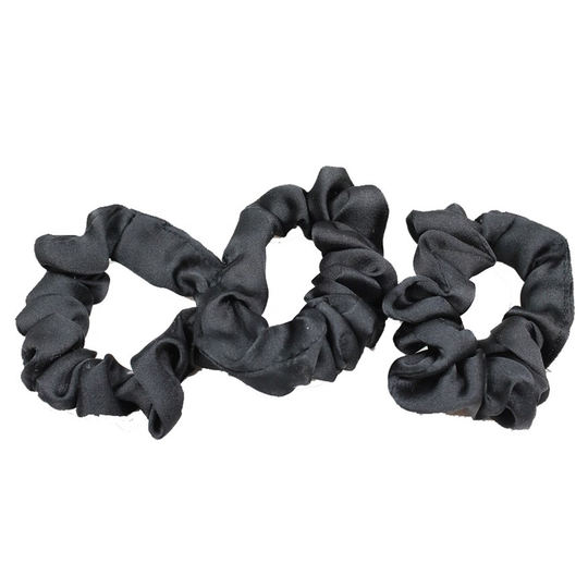 LYKO 3 Pack Tunnare Scrunchies Black