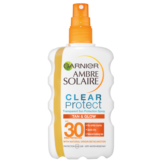 Garnier Ambre Solaire Clear Protect SPF30 Tan & Glow 200 ml