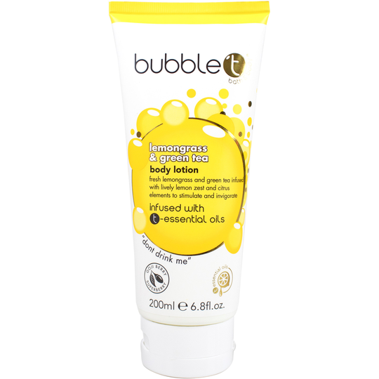 BubbleT Body Lotion Lemongrass & Green Tea 200 ml