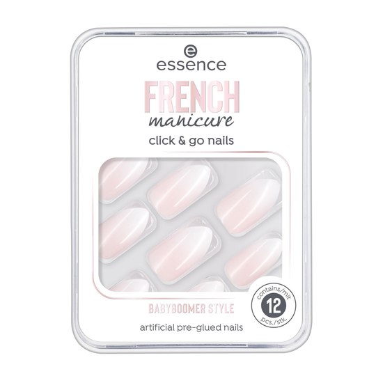 essence french manicure click & go nails 02 Babyboomer Style
