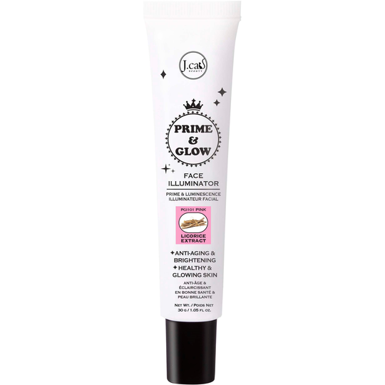 J. Cat Beauty Prime & Glow Face Illuminator Blue Under Glow Licorice