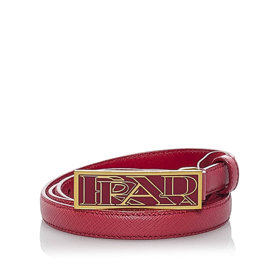 Prada Saffiano Leather Belt