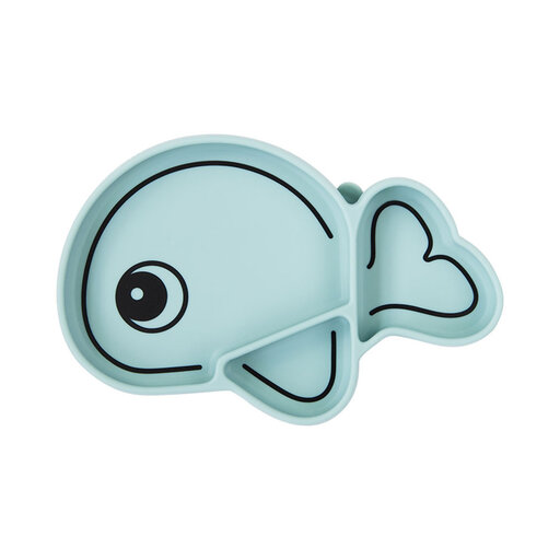Silicone Stick&Stay plate Wally Blue
