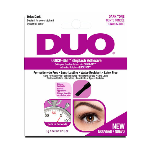 DUO Quick-Set Striplash Dark Franslim