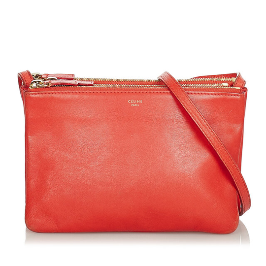 Celine Trio Leather Crossbody Bag