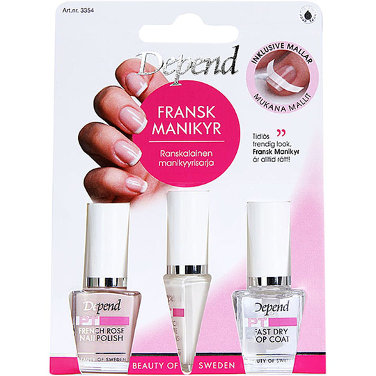 French Manicure Kit, Depend Nagelband