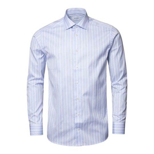 Randig Skjorta I Fine Twill Slim Fit