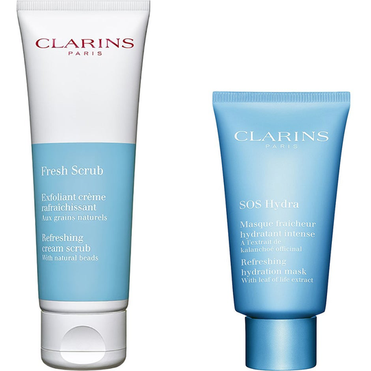 SOS Hydra Scrub & Mask, Clarins Hudvård