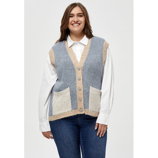 Ceyda Knit Vest Curve