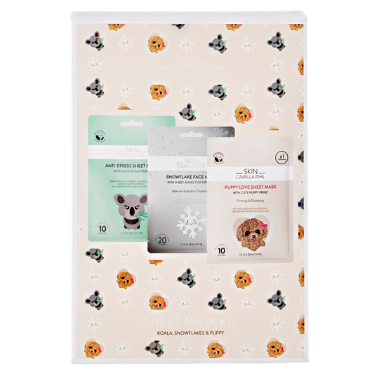 Camilla Pihl Cosmetics Skin 3P Sheet Mask Set