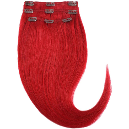 Rapunzel of Sweden Clip-on set 3 pieces 50 cm 6.0 Red Fire