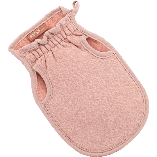Sunspa Hedda Skoug X SunSpa Scrub It Off Exfoliate Mitt Rose