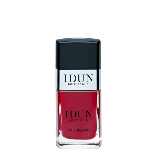 IDUN Minerals Nail Polish Jaspis Burgundy Red 11 ml