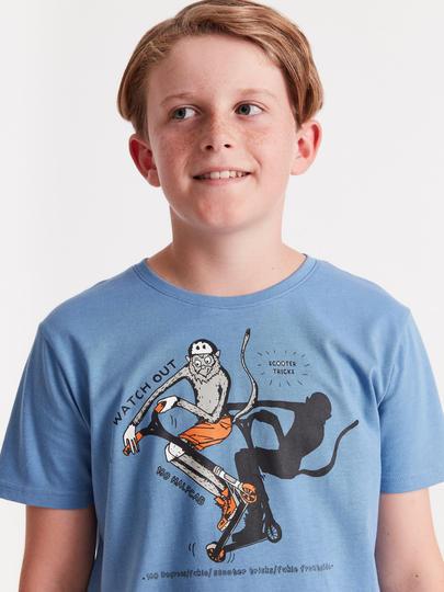 T-shirt med djurtryck
