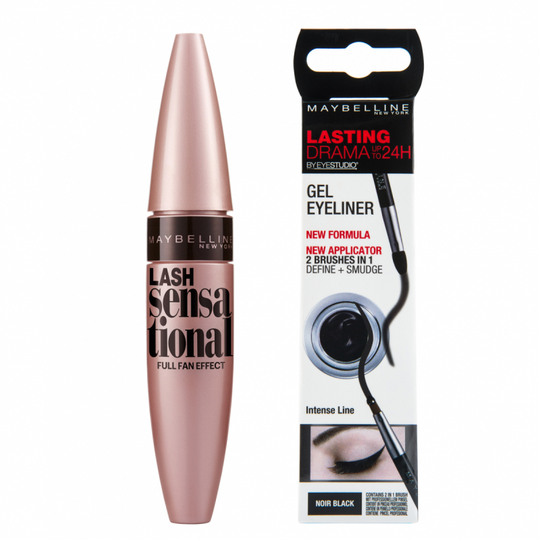 Maybelline Lash Sensational Mascara and Gel Drama Set