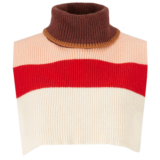 Colby Block Bib Neck Fiery Red, Becksöndergaard Halsdukar & Sjalar