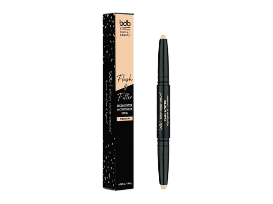 Flash and Filter Highlighter & Concealer, Billion Dollar Beauty Ögonbrynsmakeup
