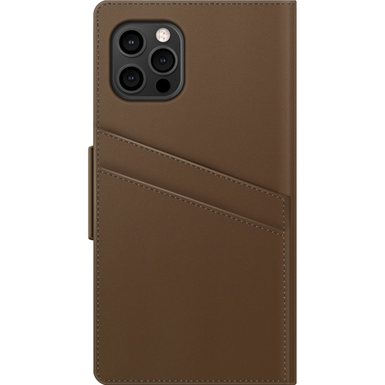iDeal of Sweden iPhone 12/12 Pro Atelier Wallet Intense Brown