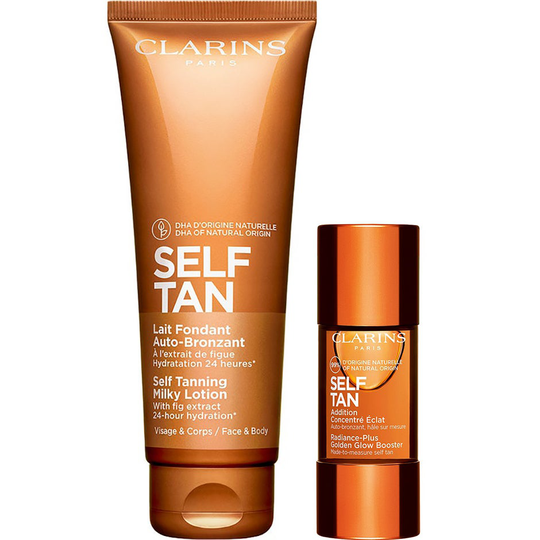 Self Tanning Lotion & Golden Glow Booster, Clarins Hudvård
