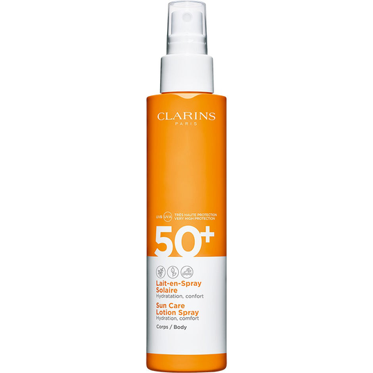 Clarins Sun Care Lotion Spray SPF50 | Högt solskydd i sprayform