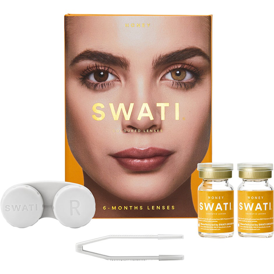 Honey, 2 st Swati Färgade linser