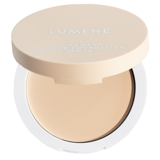 Lumene Blur Longwear Powder Foundation SPF 15 3 Fresh Apricot